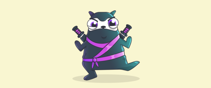 What kind of hidden assassin wears *a pink or purple belt anyways!?*